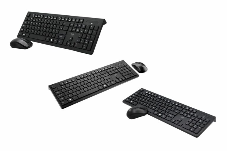 "Kit Teclado e Mouse Sem Fio: conforto, tecnologia 2.4GHz, design elegante, conexão USB fácil e ampla compatibilidade."